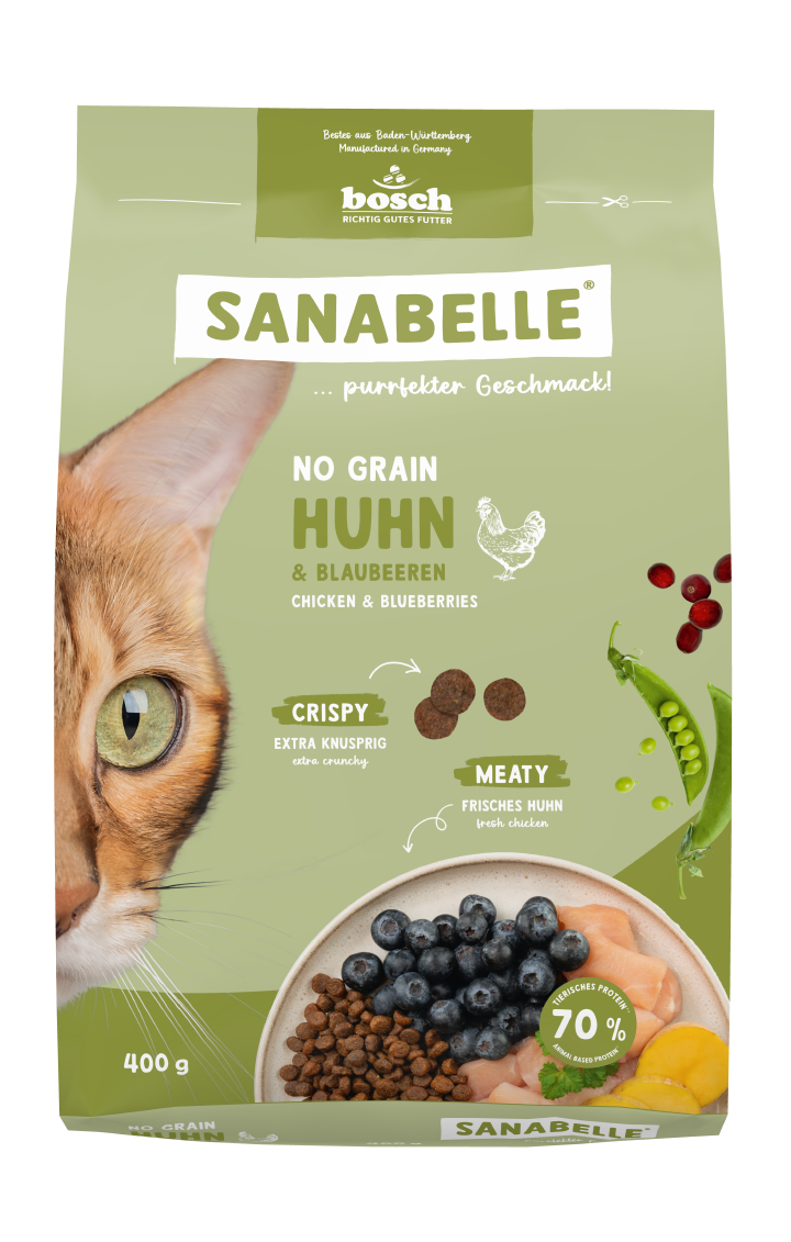 Sanabelle Katzen-Trockenfutter No Grain Huhn